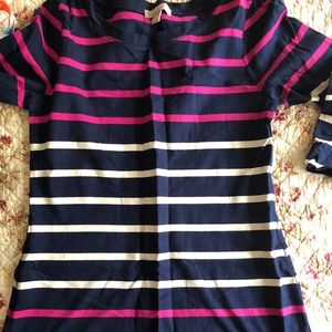 Striped Dress with 3/4 sleeves